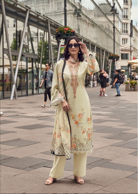 THE HERMITAGE SHOP AAYKA PURE LAWN COTTON SUITS