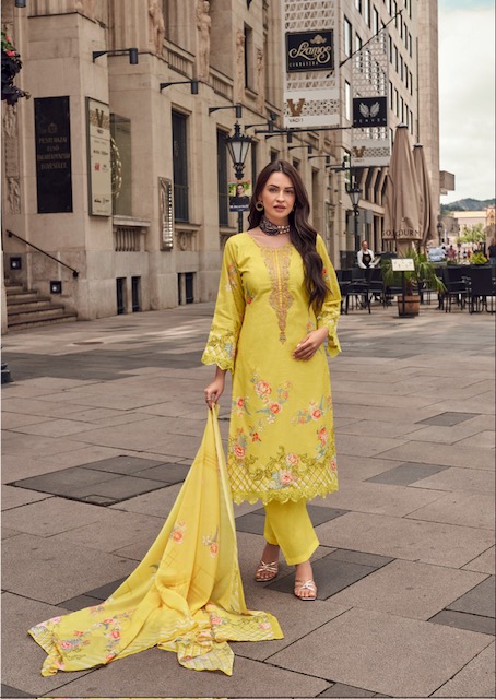 THE HERMITAGE SHOP AAYKA PURE LAWN COTTON SUITS