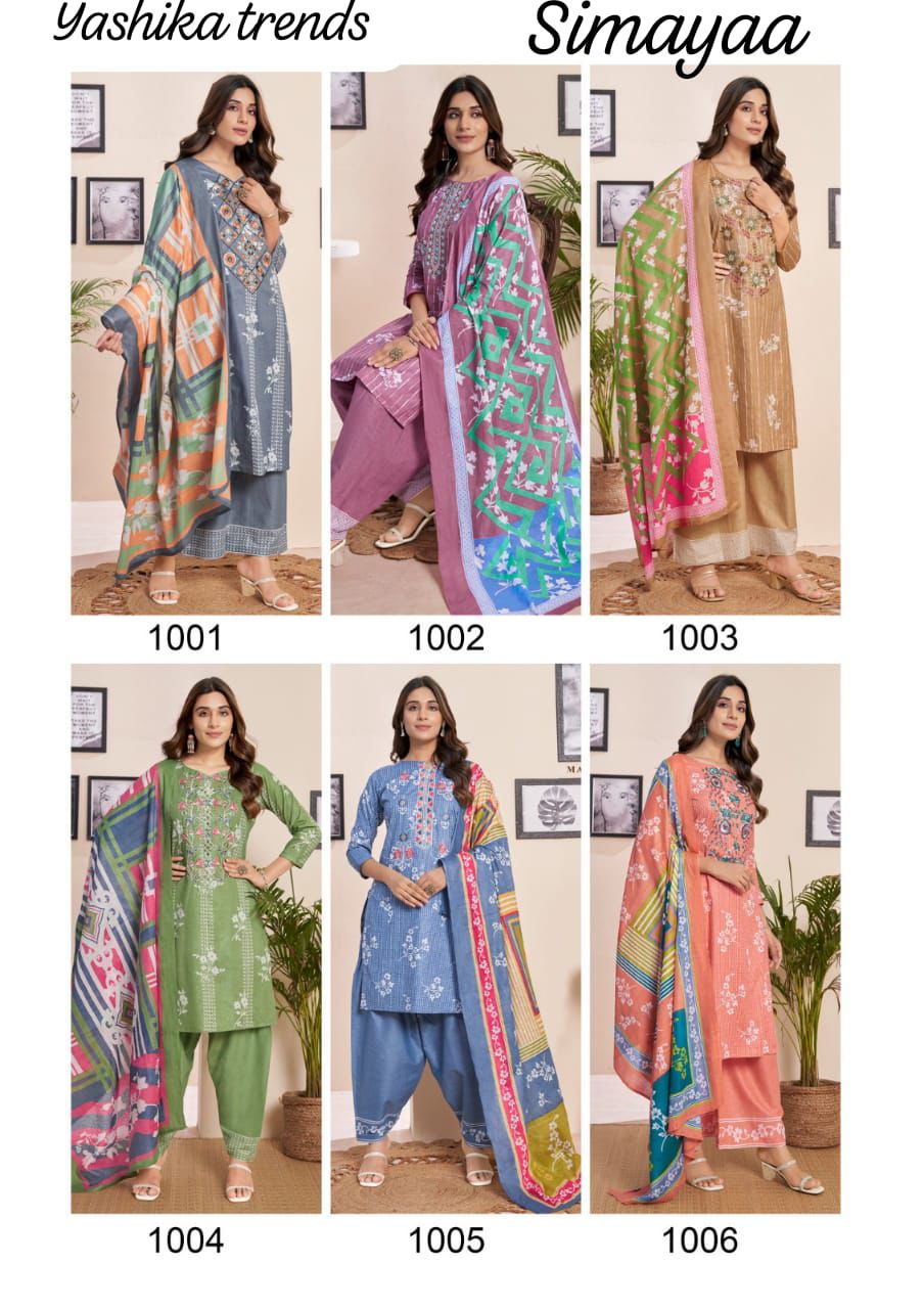 YASHIKA TRENDS SIMAYAA PURE COTTON SUITS