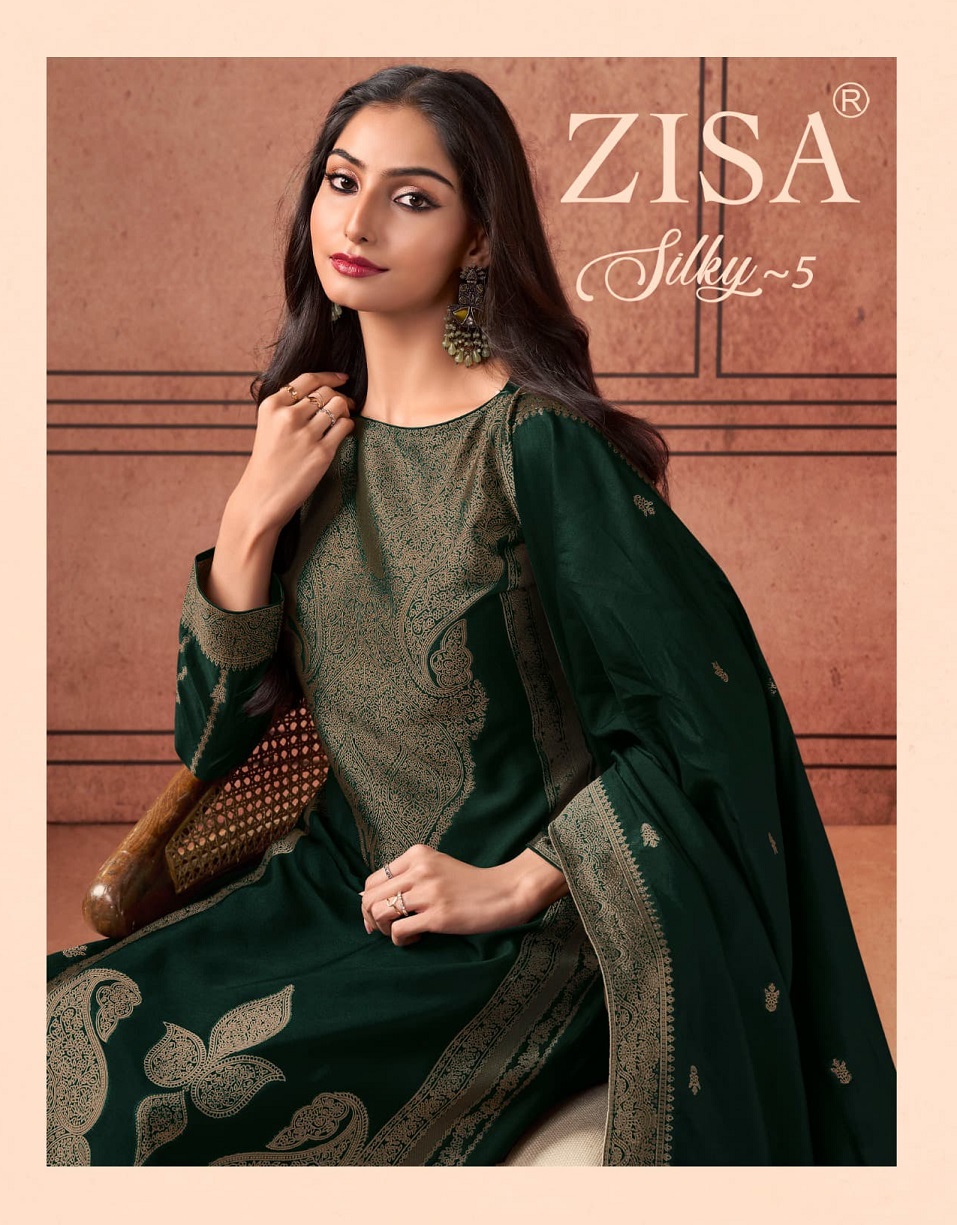 ZISA SILKY VOL 5 BEMBERG SILK SUITS