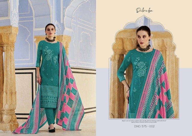 ZULFAT DILRUBA VOL 3 PURE COTTON SUITS