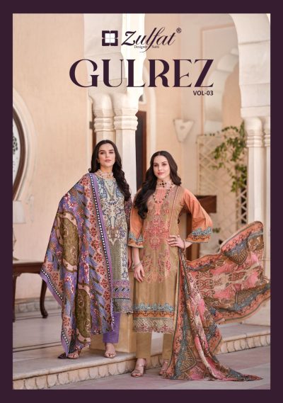 ZULFAT GULREZ VOL 3 PURE COTTON SUITS