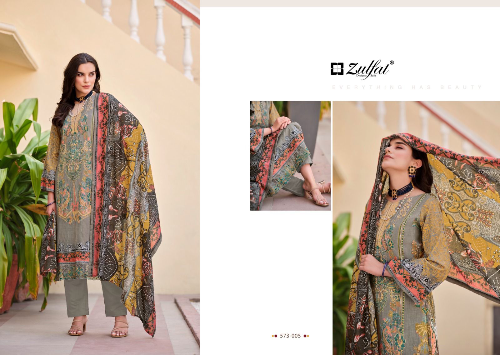 ZULFAT GULREZ VOL 3 PURE COTTON SUITS