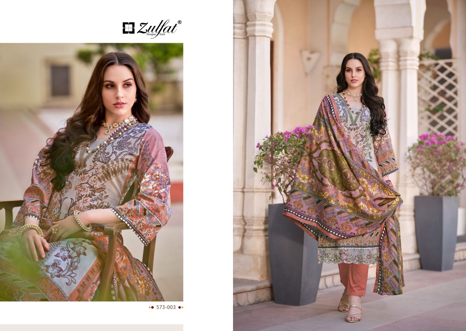 ZULFAT GULREZ VOL 3 PURE COTTON SUITS