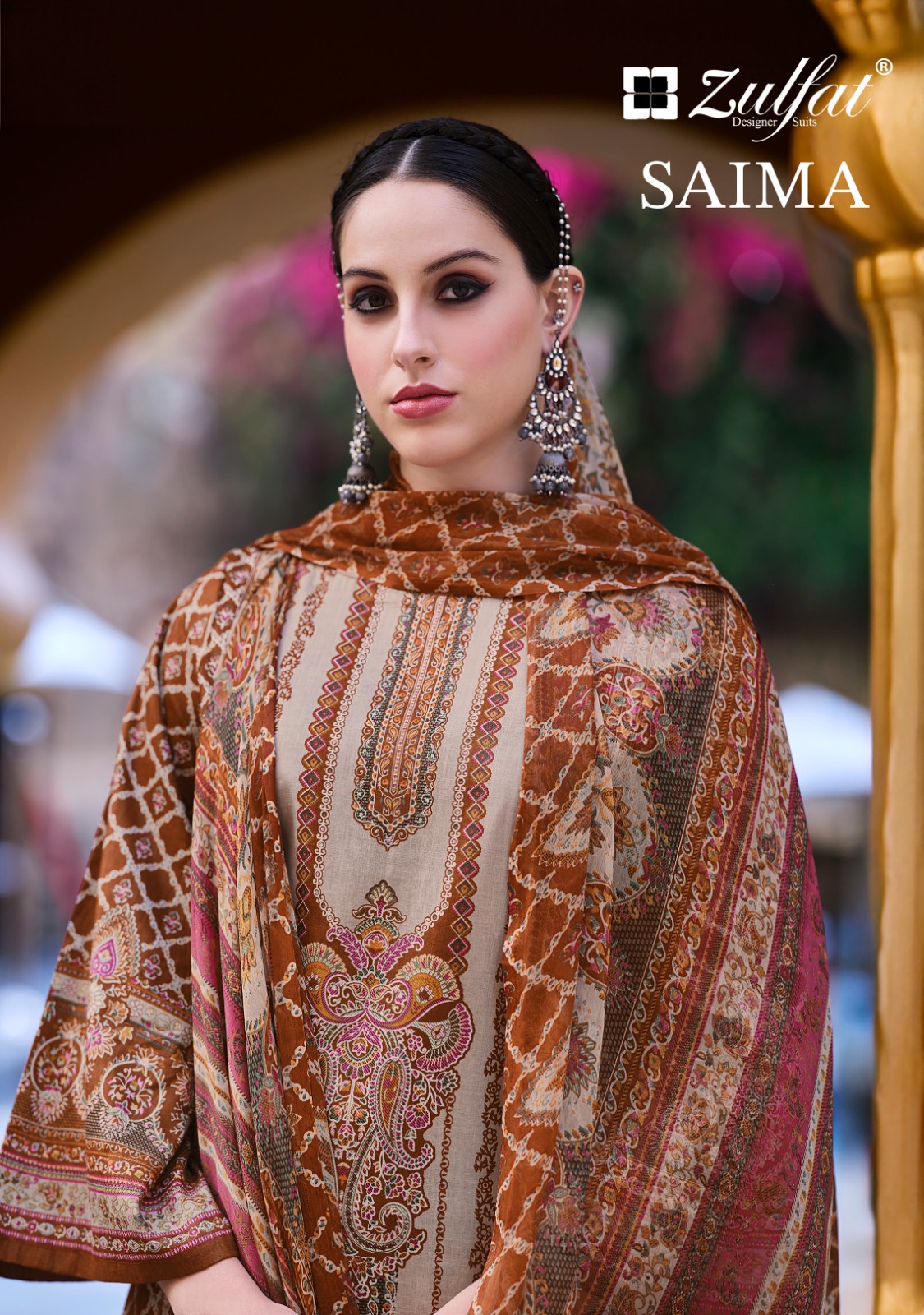 ZULFAT SAIMA PURE COTTON SUITS WHOLESALE