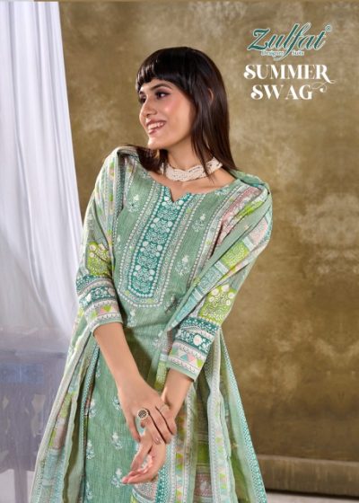 ZULFAT SUMMER SWAG PURE COTTON SUITS