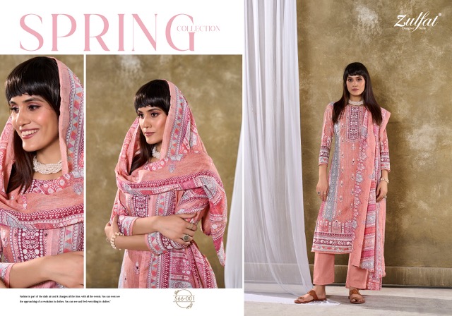 ZULFAT SUMMER SWAG PURE COTTON SUITS