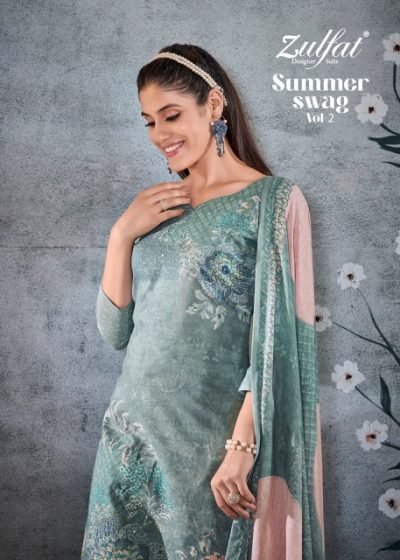 ZULFAT SUMMER SWAG VOL 2 PURE COTTON SUITS