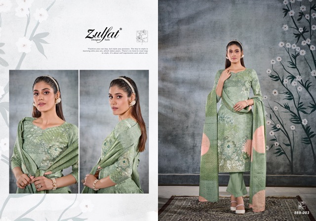 ZULFAT SUMMER SWAG VOL 2 PURE COTTON SUITS