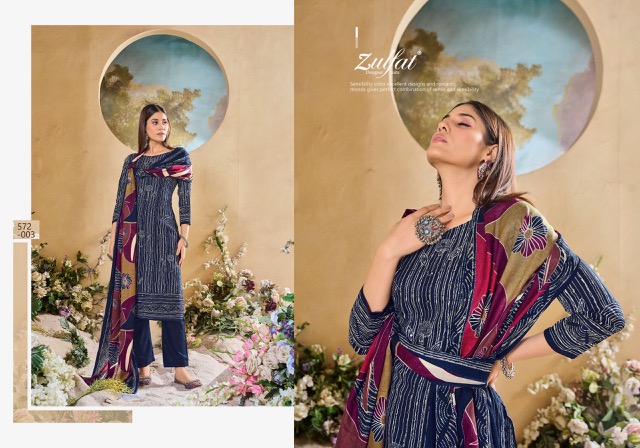 ZULFAT TANIA VOL 5 PURE COTTON SUITS