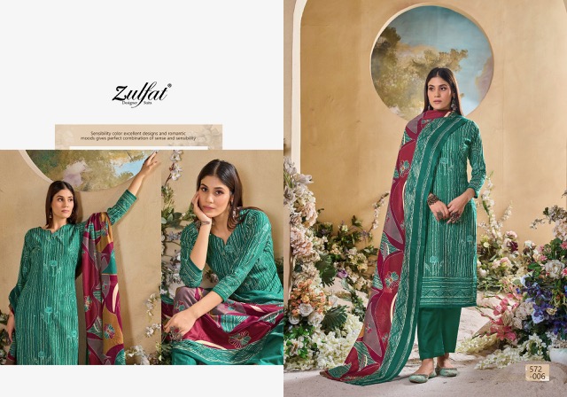 ZULFAT TANIA VOL 5 PURE COTTON SUITS