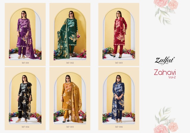 ZULFAT ZAHAVI VOL 2 SALWAR SUITS WHOLESALER