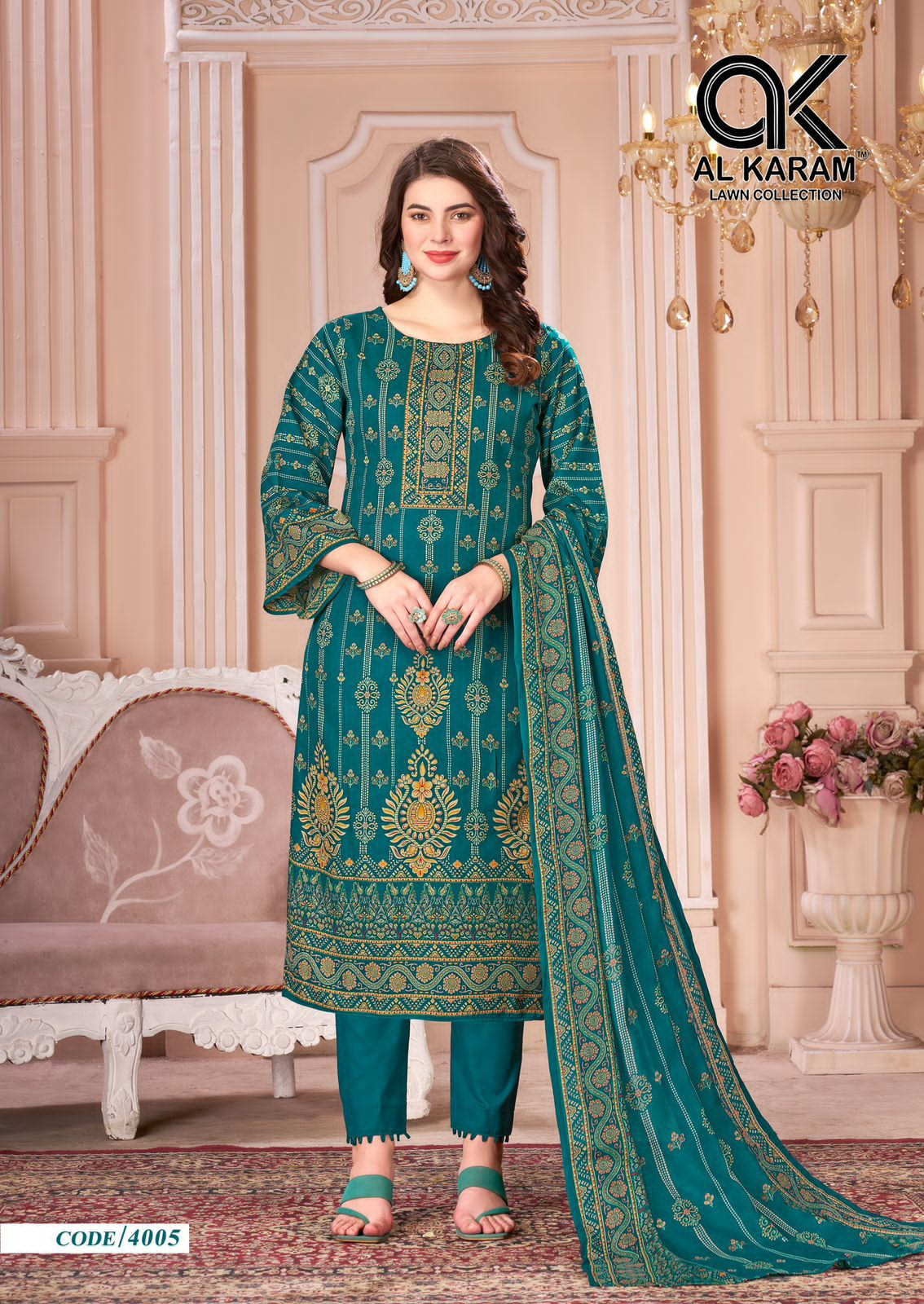 AL KARAM MAHJABEEN VOL 4 COTTON SUITS SUPPLIER