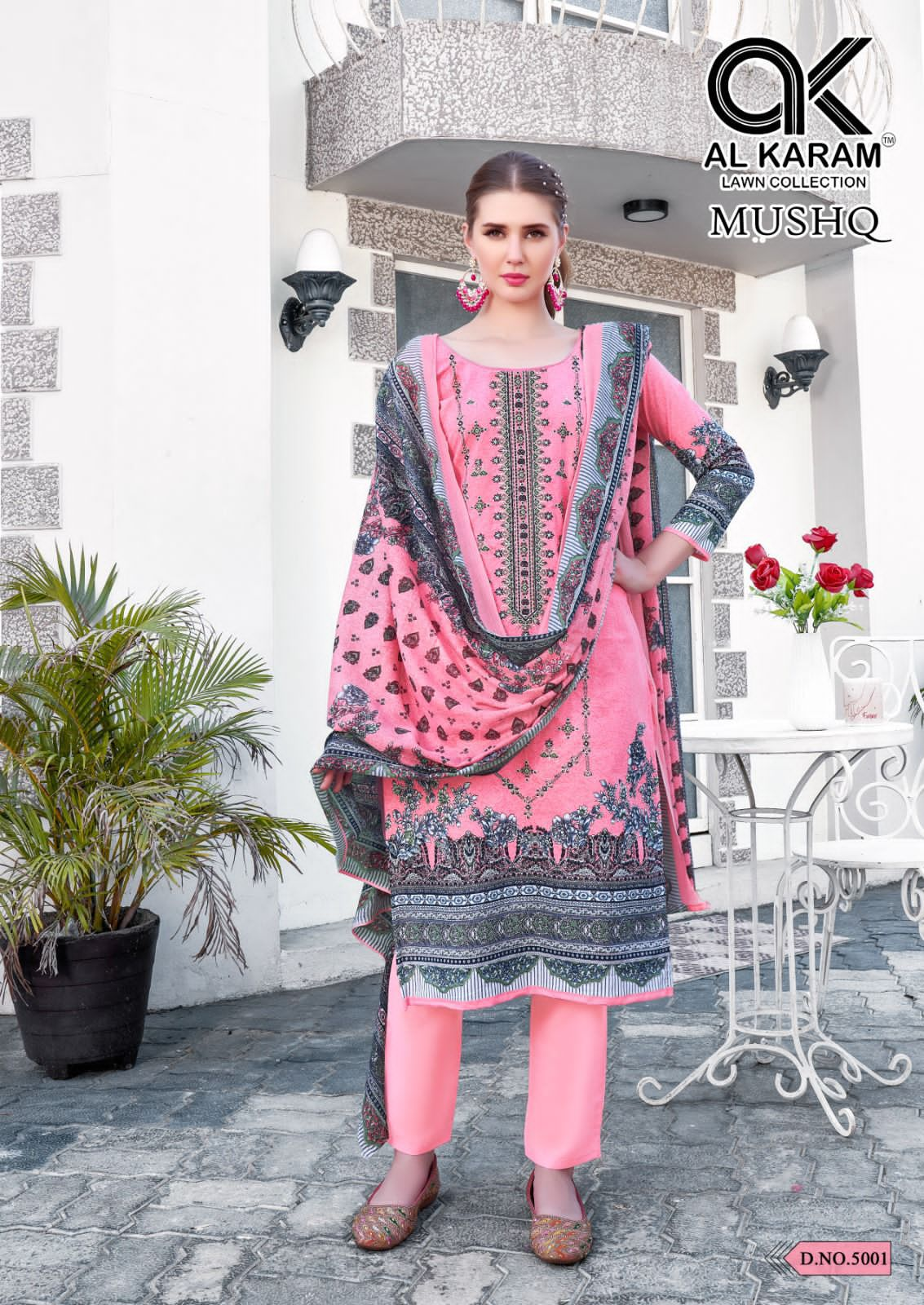 AL KARAM MUSHQ VOL 05 PURE LAWN COTTON SUITS