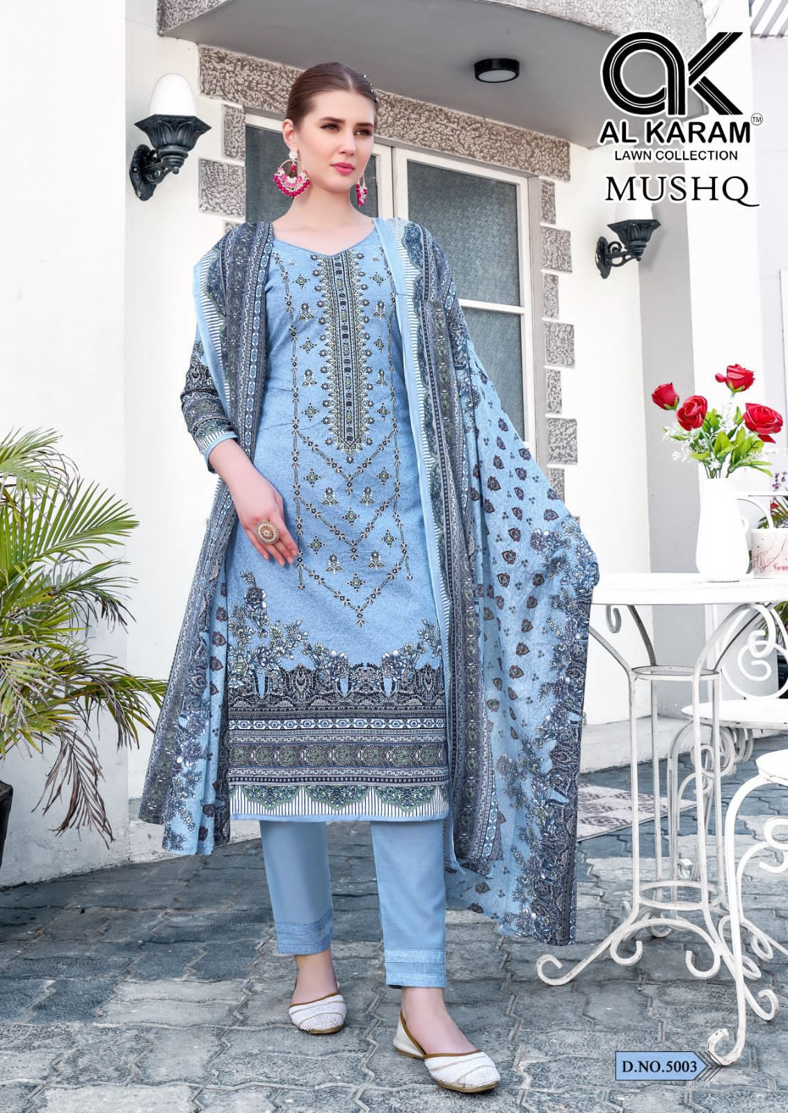 AL KARAM MUSHQ VOL 05 PURE LAWN COTTON SUITS