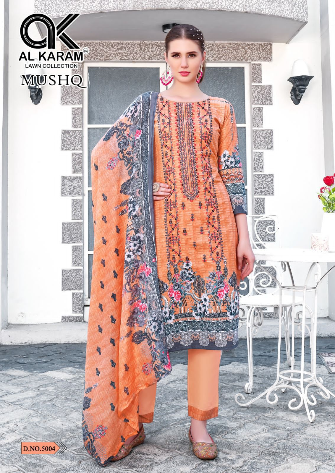 AL KARAM MUSHQ VOL 05 PURE LAWN COTTON SUITS