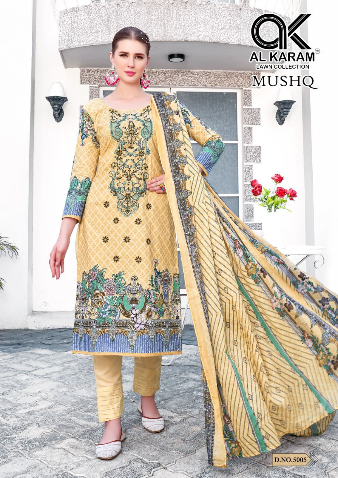 AL KARAM MUSHQ VOL 05 PURE LAWN COTTON SUITS