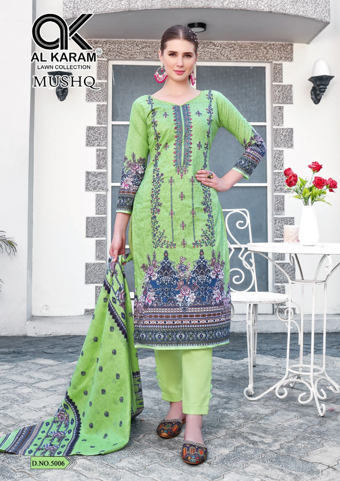 AL KARAM MUSHQ VOL 05 PURE LAWN COTTON SUITS