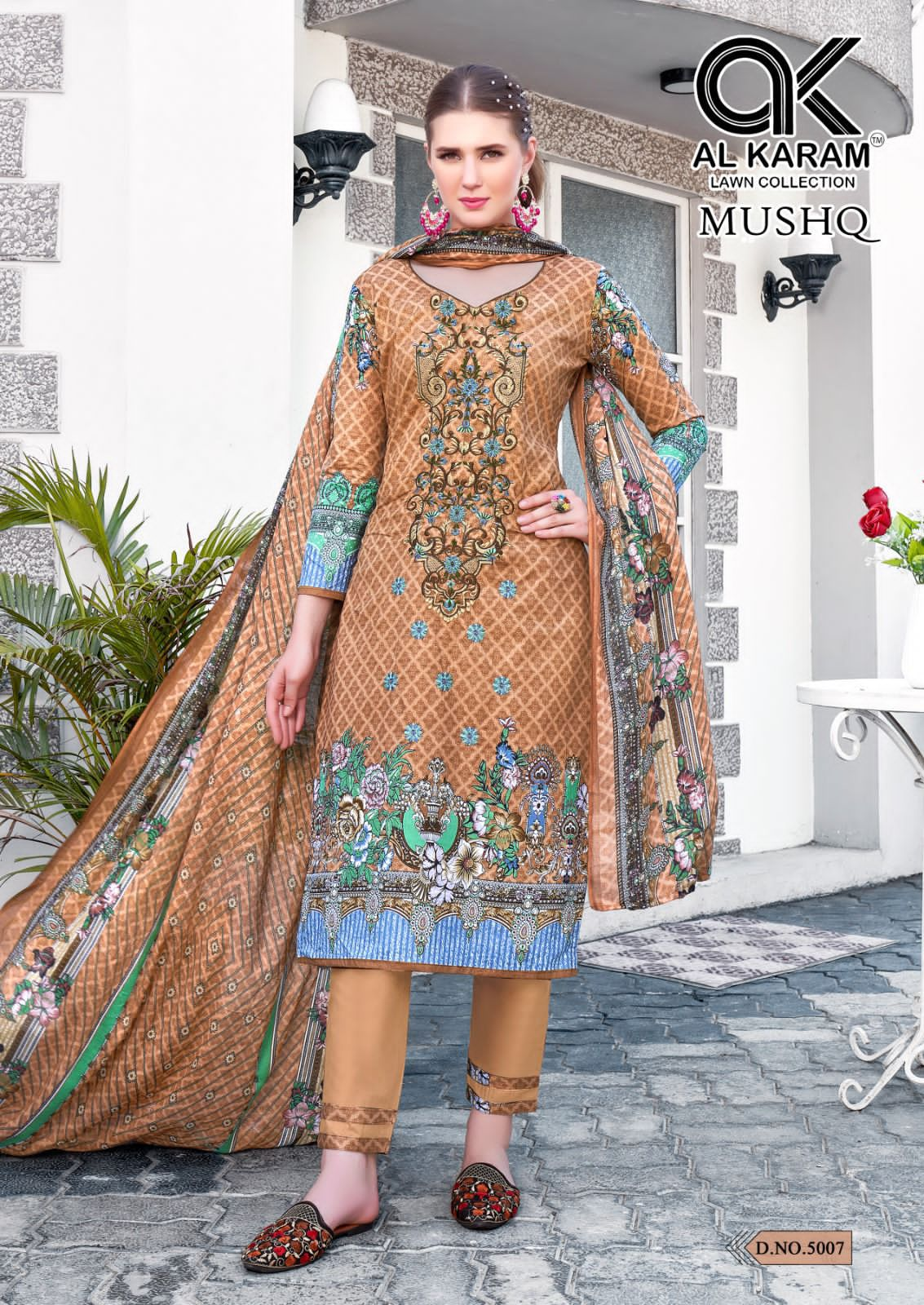 AL KARAM MUSHQ VOL 05 PURE LAWN COTTON SUITS