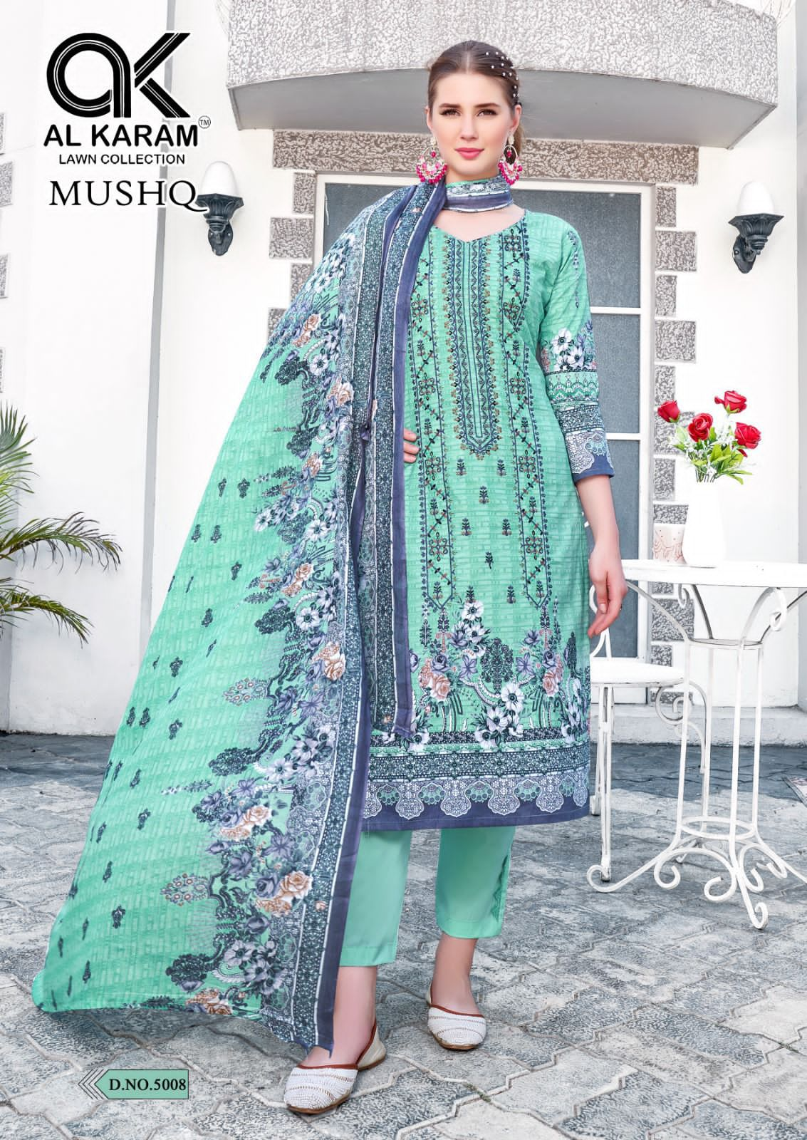 AL KARAM MUSHQ VOL 05 PURE LAWN COTTON SUITS