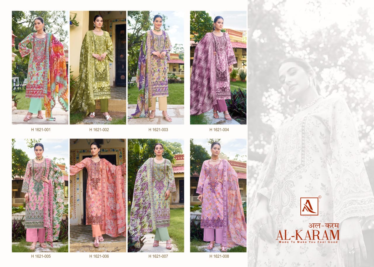 ALOK SUITS AL KARAM PURE CAMBRIC COTTON SUITS