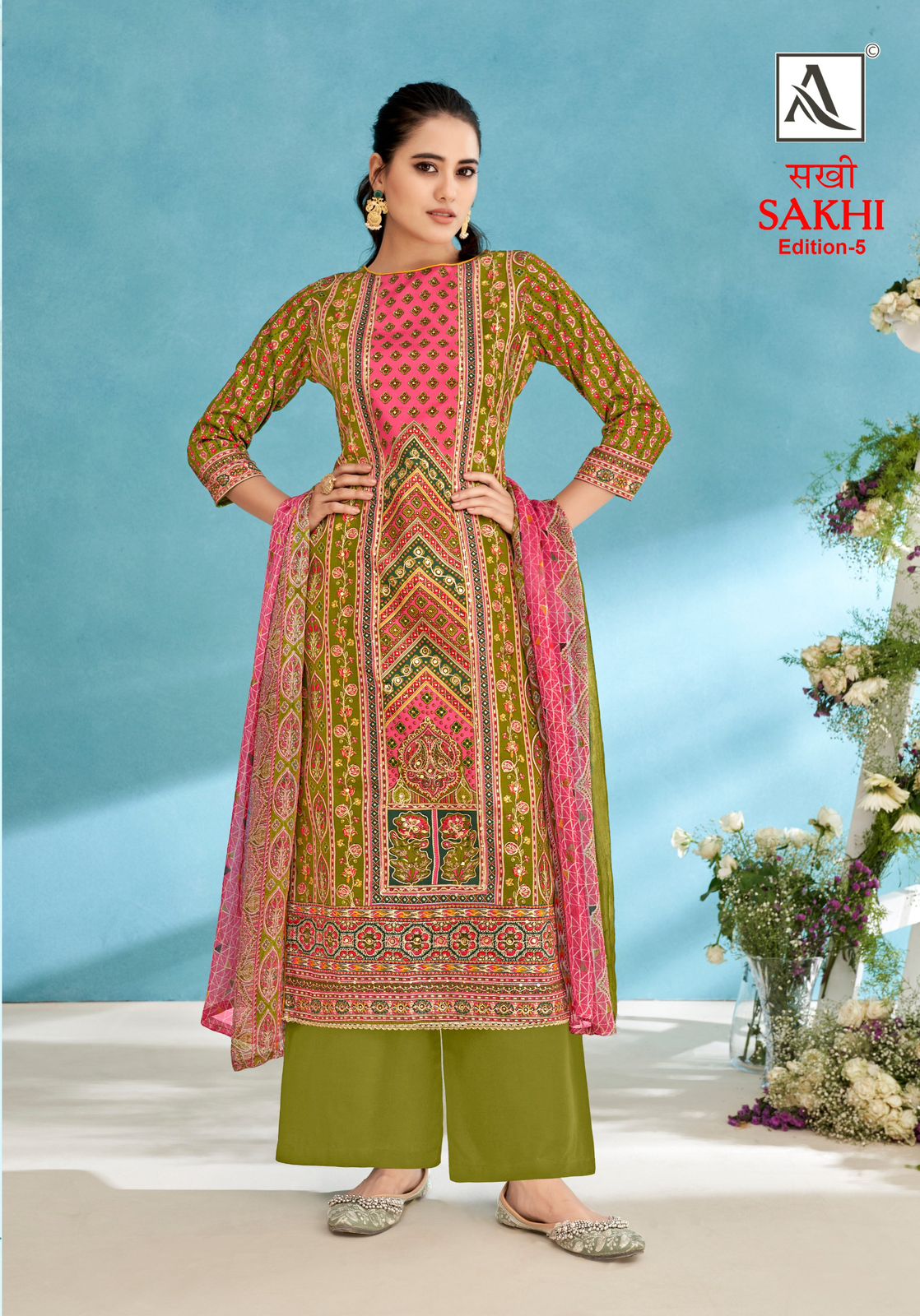 ALOK SUITS SAKHI EDITION 5 PURE ZAM COTTON SUITS