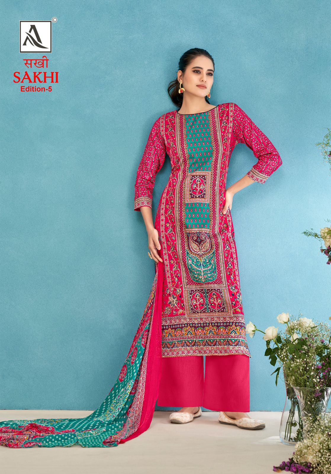 ALOK SUITS SAKHI EDITION 5 PURE ZAM COTTON SUITS