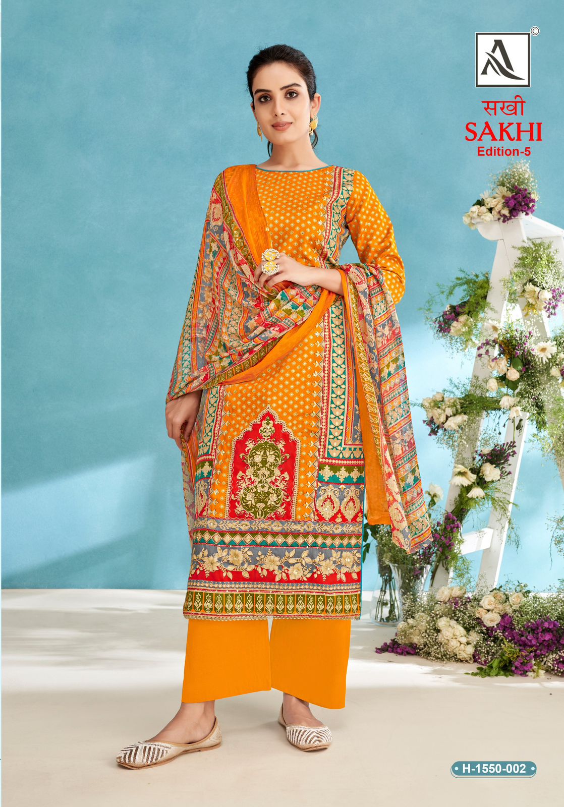 ALOK SUITS SAKHI EDITION 5 PURE ZAM COTTON SUITS