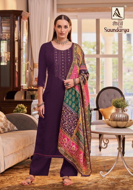 ALOK SUITS SAUNDARYA SALWAR SUITS MANUFACTURER