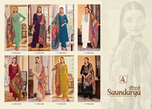 ALOK SUITS SAUNDARYA SALWAR SUITS MANUFACTURER