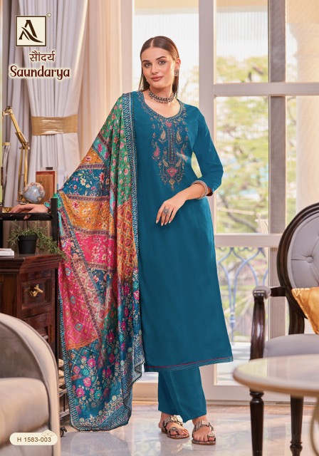 ALOK SUITS SAUNDARYA SALWAR SUITS MANUFACTURER