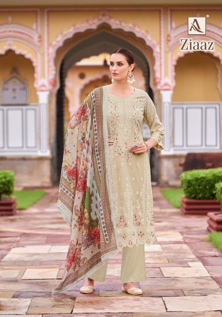 ALOK SUITS ZIAAZ PURE CAMBRIC LAWN SUITS