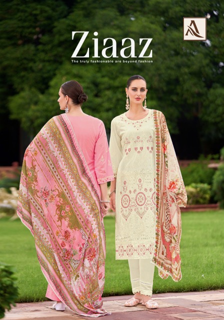 ALOK SUITS ZIAAZ PURE CAMBRIC LAWN SUITS