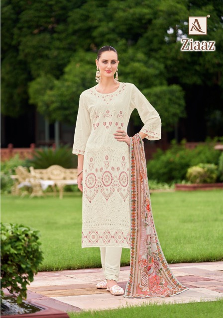 ALOK SUITS ZIAAZ PURE CAMBRIC LAWN SUITS