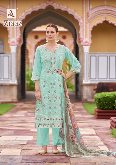 ALOK SUITS ZIAAZ PURE CAMBRIC LAWN SUITS