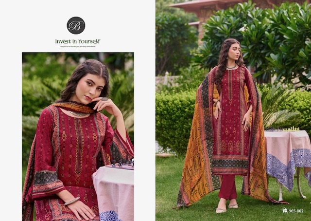 BELLIZA BIN SAEED VOL 7 PURE COTTON SUITS