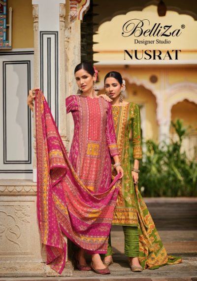 BELLIZA DESIGNER STUDIO NUSRAT SALWAR SUIT CATALOG