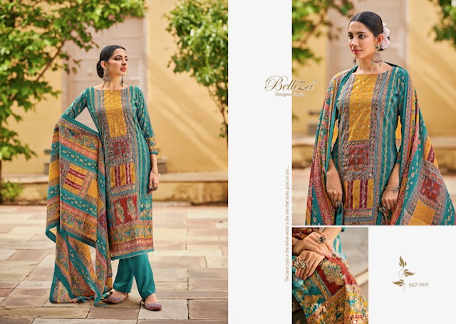 BELLIZA DESIGNER STUDIO NUSRAT SALWAR SUIT CATALOG