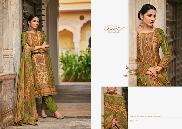 BELLIZA DESIGNER STUDIO NUSRAT SALWAR SUIT CATALOG