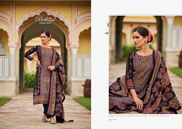 BELLIZA DESIGNER STUDIO NUSRAT SALWAR SUIT CATALOG