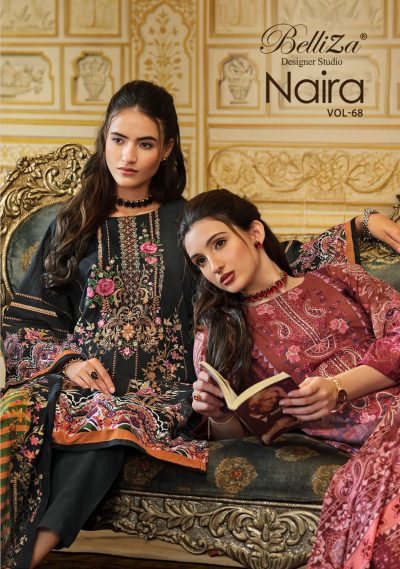 BELLIZA NAIRA VOL 68 PURE COTTON SUITS