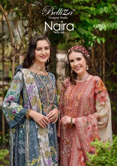 BELLIZA NAIRA VOL 69 PURE COTTON SUITS