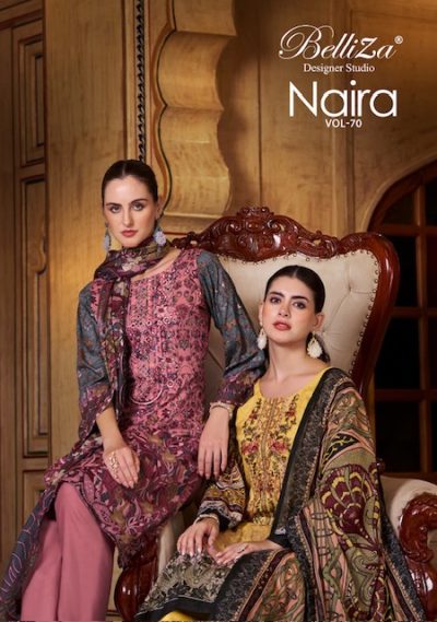 BELLIZA NAIRA VOL 70 PURE COTTON SUITS SUPPLIER