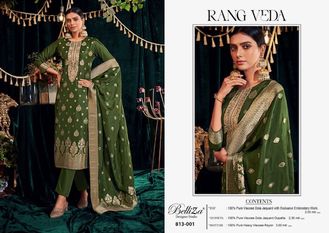 BELLIZA RANG VEDA PURE VISCOSE SUITS