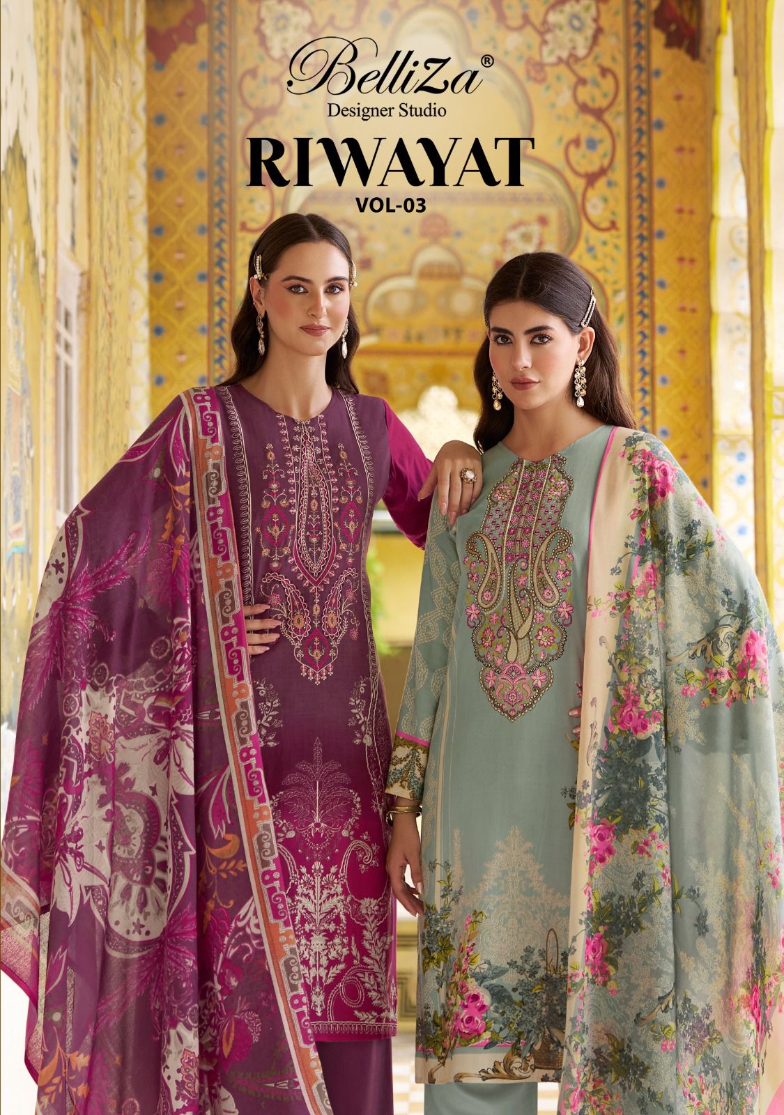 BELLIZA RIWAYAT VOL 3 SALWAR SUITS LATEST CATALOGUE