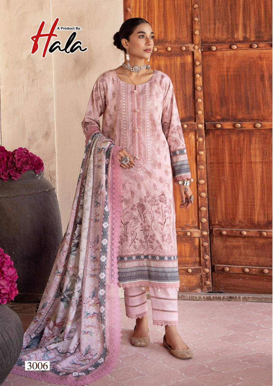 HALA RAMSHA VOL 3 LAWN KARACHI SUITS