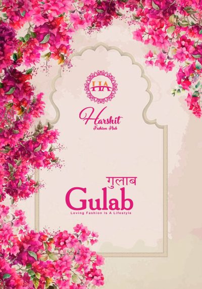 HARSHIT FASHION GULAB PURE CAMBIC COTTON SUITS