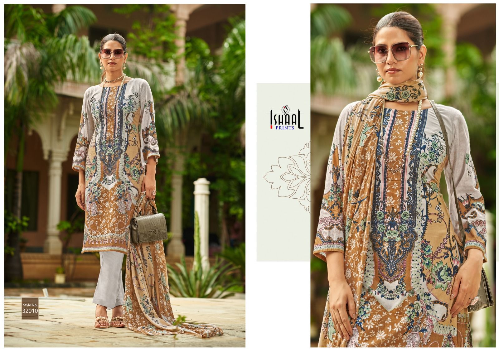 ISHAAL PRINTS GULMOHAR VOL 32 LAWN KARACHI SUITS