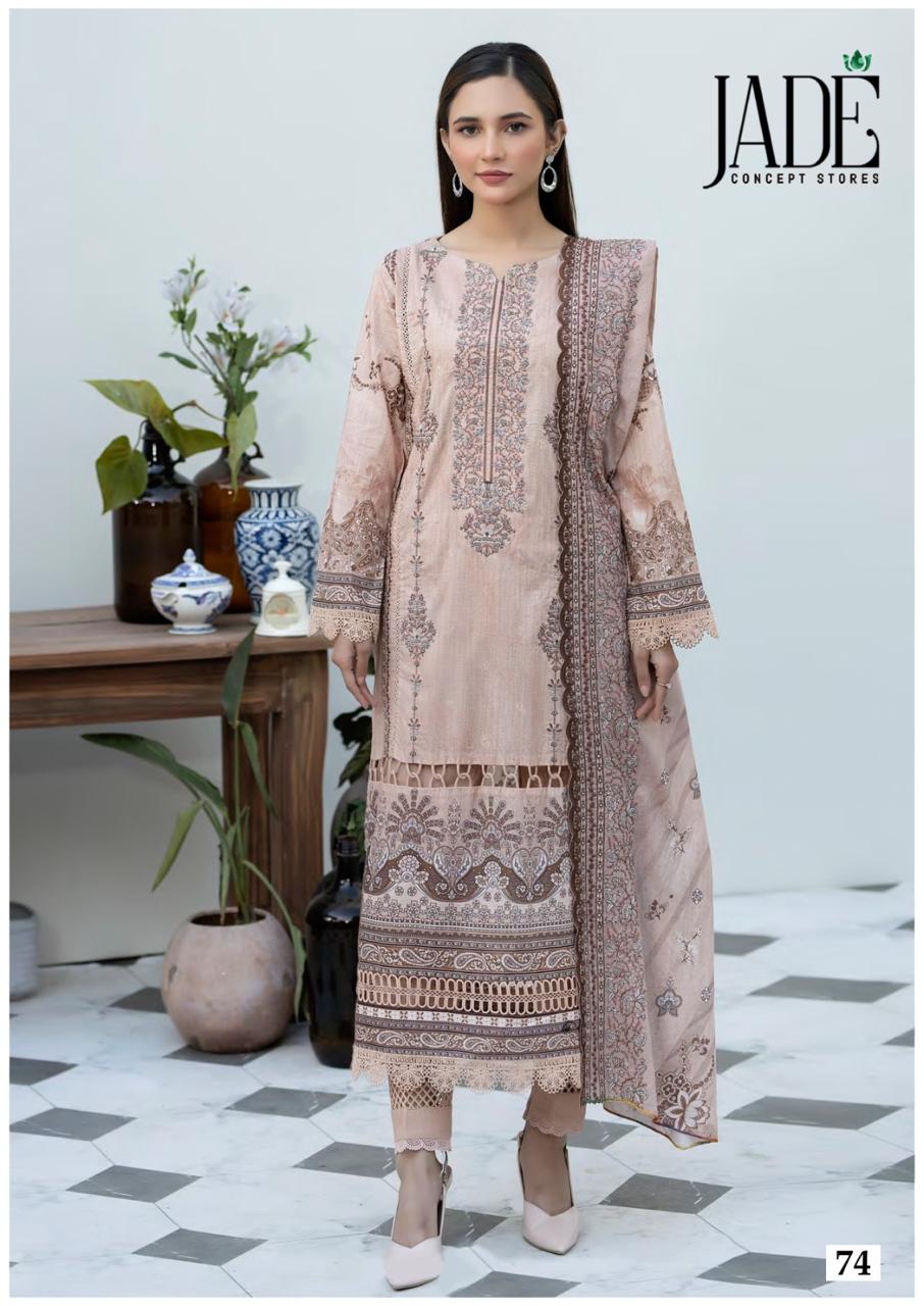 JADE CHEVRON VOL 8 LAWN KARACHI SUITS