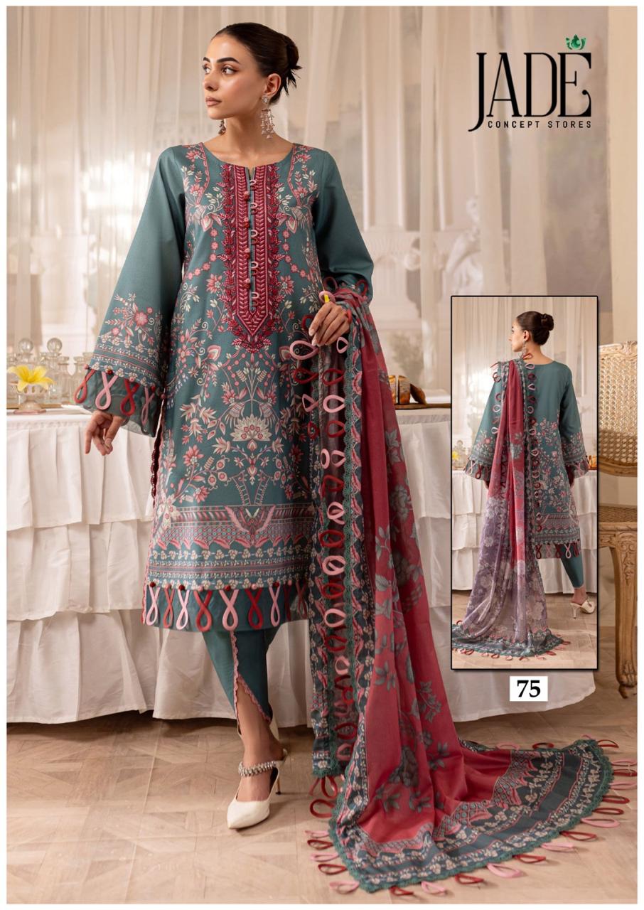 JADE CHEVRON VOL 8 LAWN KARACHI SUITS